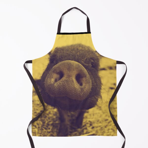 Item preview, A Black Piglet On a Straw Field designed and sold by Voyshop.