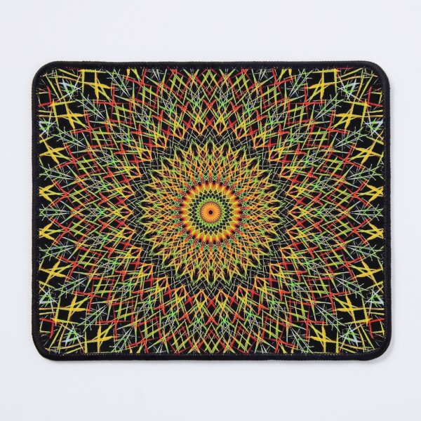 Item preview, Abstract Yellow, Red & White Wired Spiral designed and sold by SXW Designs.