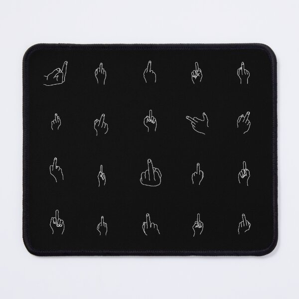 Item preview, White Middle Fingers designed and sold by clarkstpress.