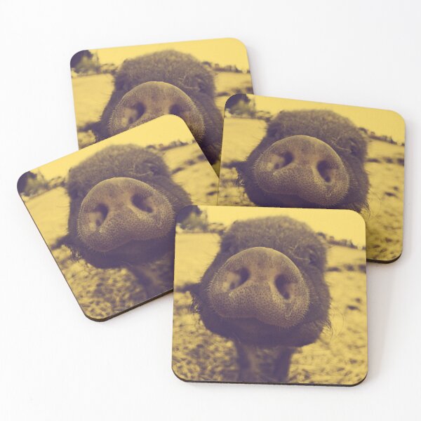 Item preview, A Black Piglet On a Straw Field designed and sold by Voyshop.