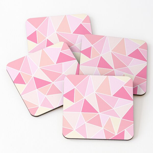 Item preview, Pink Triangles Abstract Pattern designed and sold by trajeado14.