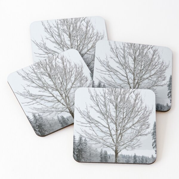 Item preview, Abstract Snow Covered Tree designed and sold by KirtTisdale.