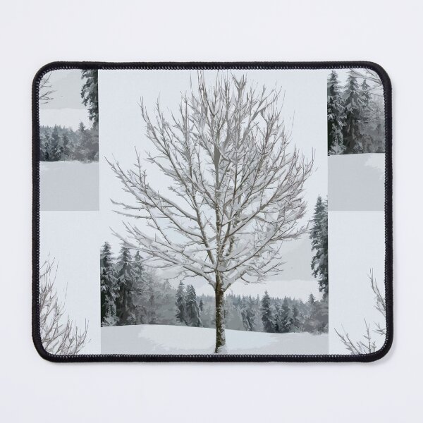 Item preview, Abstract Snow Covered Tree designed and sold by KirtTisdale.