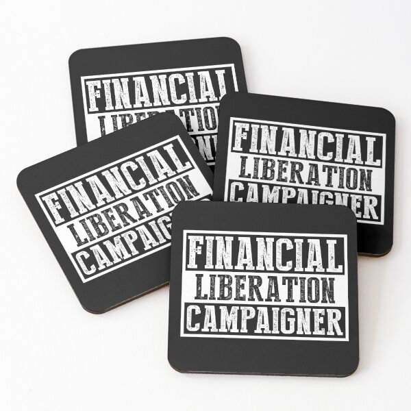 Item preview, Financial Liberation Campaigner White Design designed and sold by Voyshop.