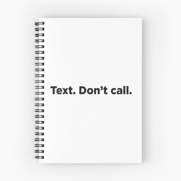 Item preview, Text. Don't Call. designed and sold by Memefy.