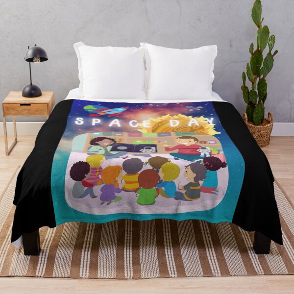 Item preview, Space Day - Out of this World - Rocket Ship - Galaxy - Earth designed and sold by Palm-Pineapple.