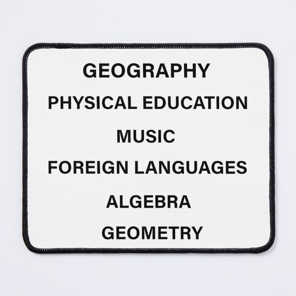 Item preview, School subjects  designed and sold by Dinashop.