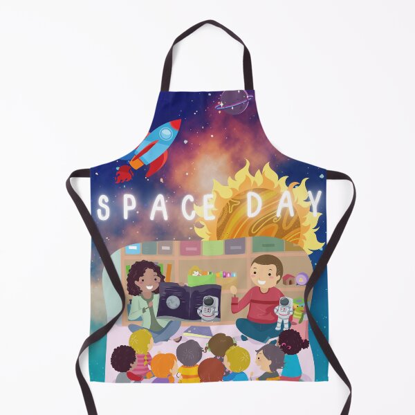 Item preview, Space Day - Out of this World - Rocket Ship - Galaxy - Earth designed and sold by Palm-Pineapple.
