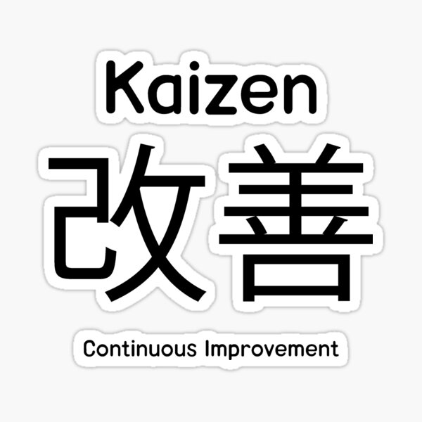 "Kaizen Continuous Improvement" Sticker for Sale by AgileGroup | Redbubble