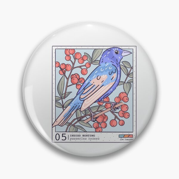 Item preview, Indigo Bunting designed and sold by fernandaschalle.