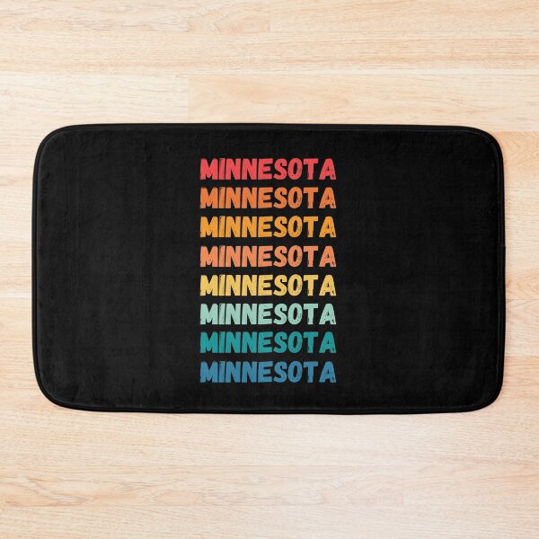 Item preview, MINNESOTA  - repeated retro vintage sunset colors with a distressed design effect Graphic T-Shirt | Essential T-shirt designed and sold by printdot.
