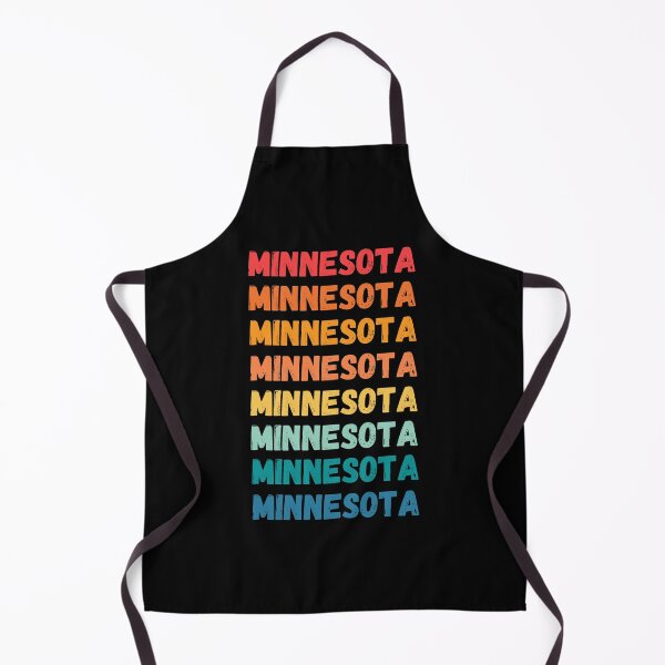 Item preview, MINNESOTA - repeated retro vintage sunset colors with a distressed design effect Graphic T-Shirt | Essential T-shirt designed and sold by printdot.