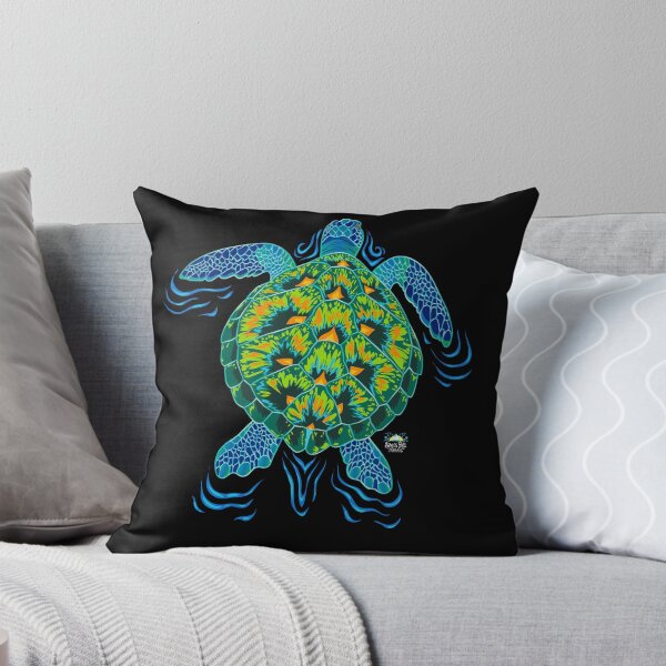 Item preview, Hawksbill Sea Turtle on Beach designed and sold by StressFreeThds.