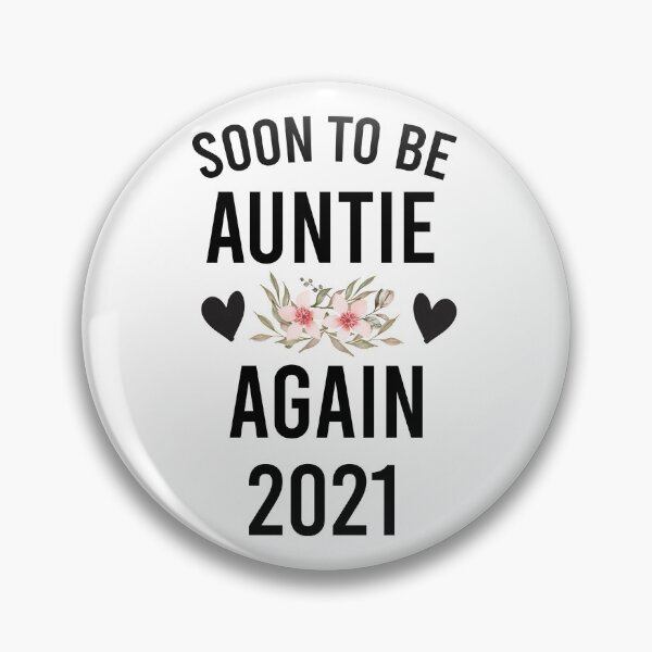 Item preview, soon to be auntie again 2021, funny, Aunt Pregnancy Announcement Gifts, New Aunt Auntie, Promoted designed and sold by adjamine.