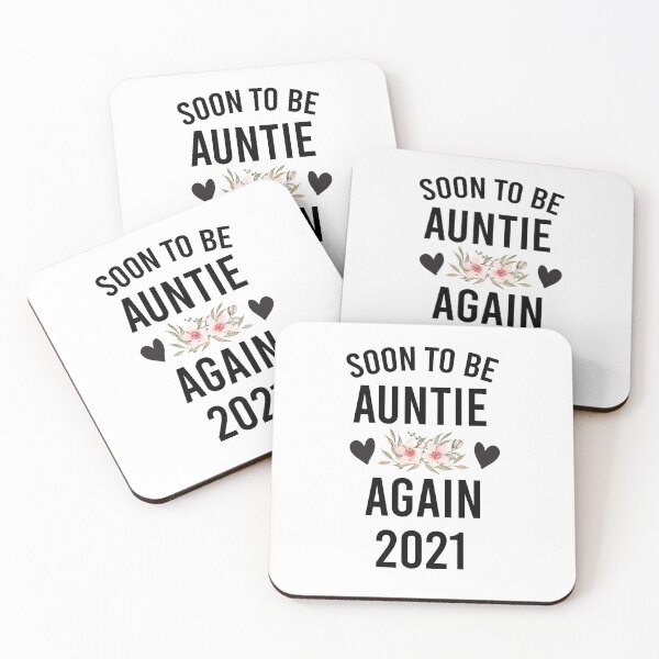 Item preview, soon to be auntie again 2021, funny, Aunt Pregnancy Announcement Gifts, New Aunt Auntie, Promoted designed and sold by adjamine.