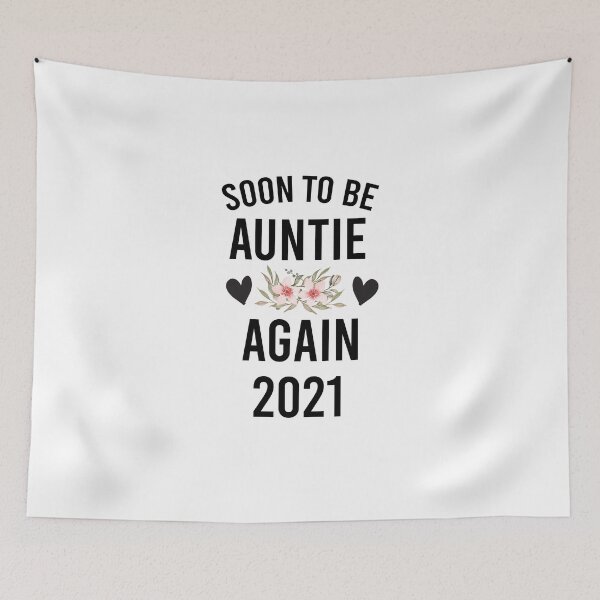 Item preview, soon to be auntie again 2021, funny, Aunt Pregnancy Announcement Gifts, New Aunt Auntie, Promoted designed and sold by adjamine.