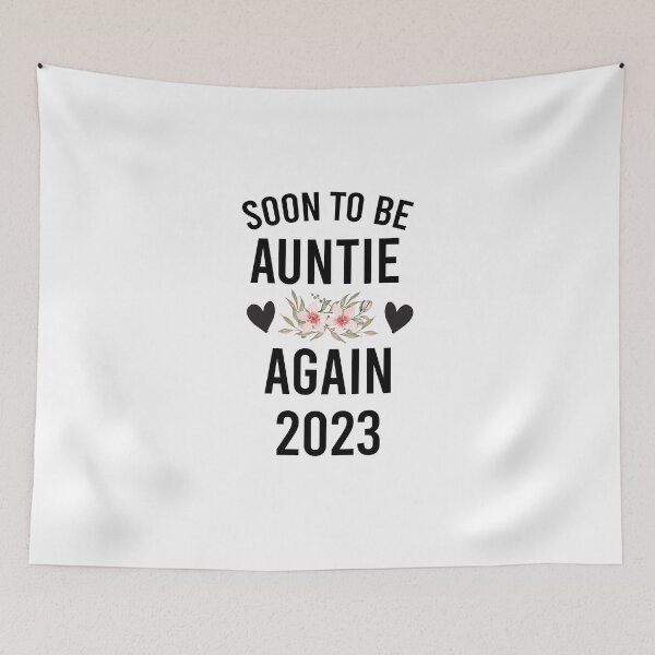 Item preview, soon to be auntie again 2023, funny, Aunt Pregnancy Announcement Gifts, New Aunt Auntie, Promoted designed and sold by adjamine.