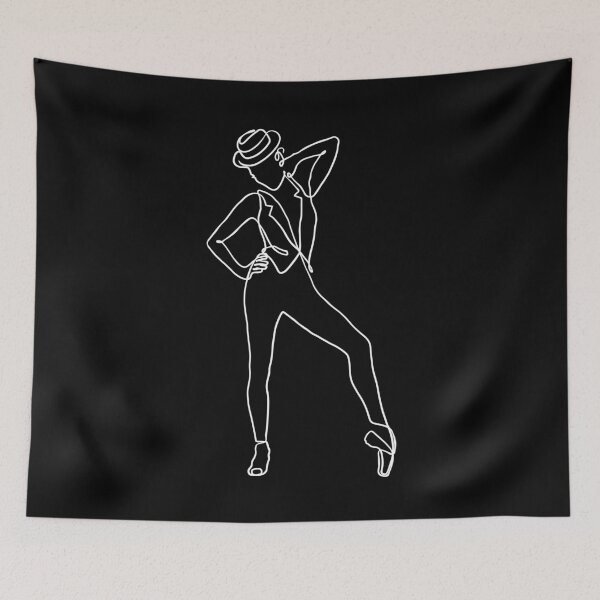 Artikelvorschau, JAZZLINE - Jazz Dancer Thread - One Line Silhouette entworfen und verkauft von KoolDsignsDANCE.