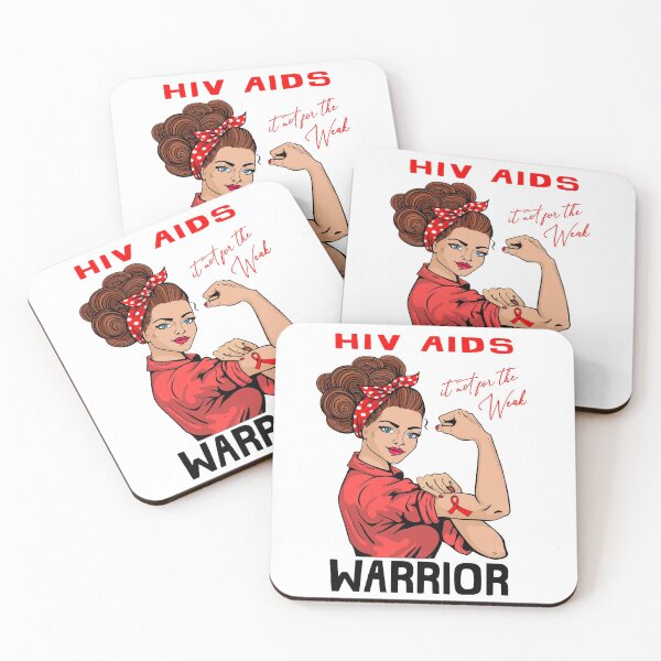 Item preview, HIV AIDS Warrior It's Not For The Weak designed and sold by largellie.