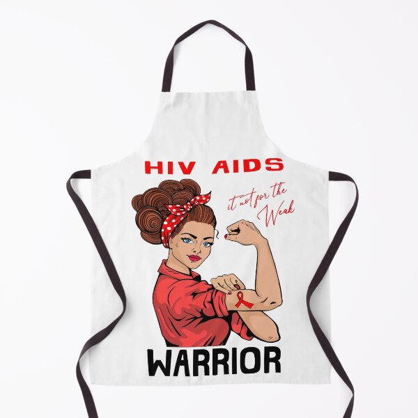 Item preview, HIV AIDS Warrior It's Not For The Weak designed and sold by largellie.