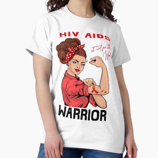 Item preview, HIV AIDS Warrior It's Not For The Weak designed and sold by largellie.