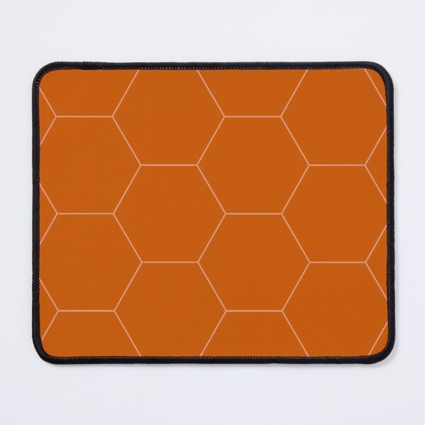 Item preview, Burnt Orange Autumn Honeycomb Pattern designed and sold by thecooltable.