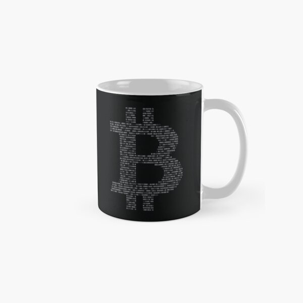 Vista previa del artículo con la obra «Bitcoin Binary Black», diseñado y vendido por clarkstpress.