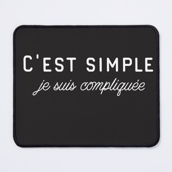 Item preview, Funny French Saying Shirt C'est Simple je Suis Compliquee Gift designed and sold by cssdru.