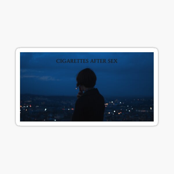 Cigarettes After Sex Sticker For Sale By Conjuredmoth Redbubble