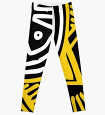 African Inspired Bold Graphic Pattern Leggings