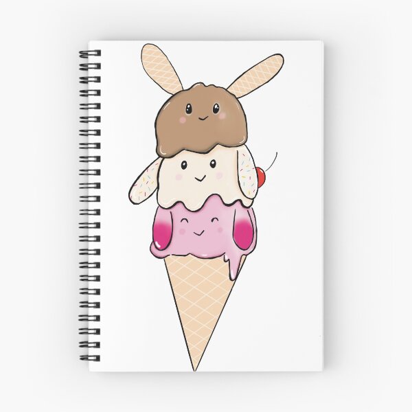 Item preview, Ice cream rabbit designed and sold by Willow Grove Designs.