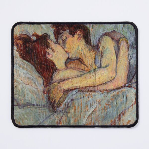Item preview, henri de toulouse lautrec - In bed the kiss designed and sold by Vivanne-art.