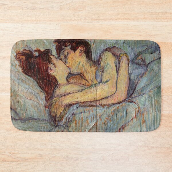 Item preview, henri de toulouse lautrec - In bed the kiss designed and sold by Vivanne-art.