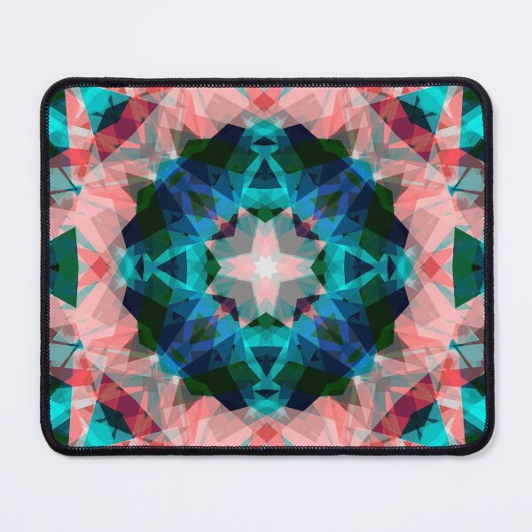 Item preview, Modern Colourful Vibrant Turquoise Blue Pink Festive Christmas Holiday Star Pattern designed and sold by PatternPerfect.
