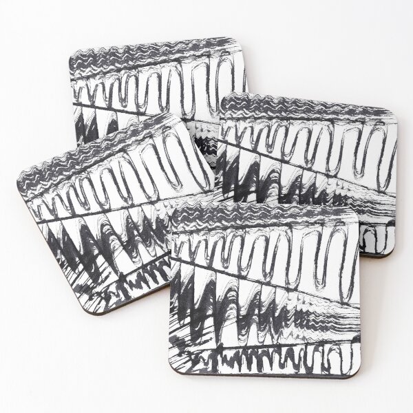 Item preview, ink explorations (148) - abstract black india ink painting designed and sold by expl-rations.