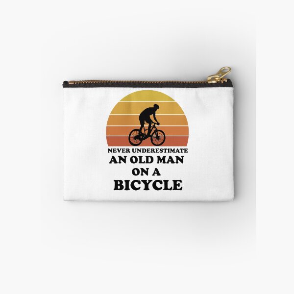 Item preview, never underestimate an old man on a bicycle, Birthday Gifts, Men's Bicycle, Fathers Day Gift Idea, Gifts For Cyclist designed and sold by adjamine.
