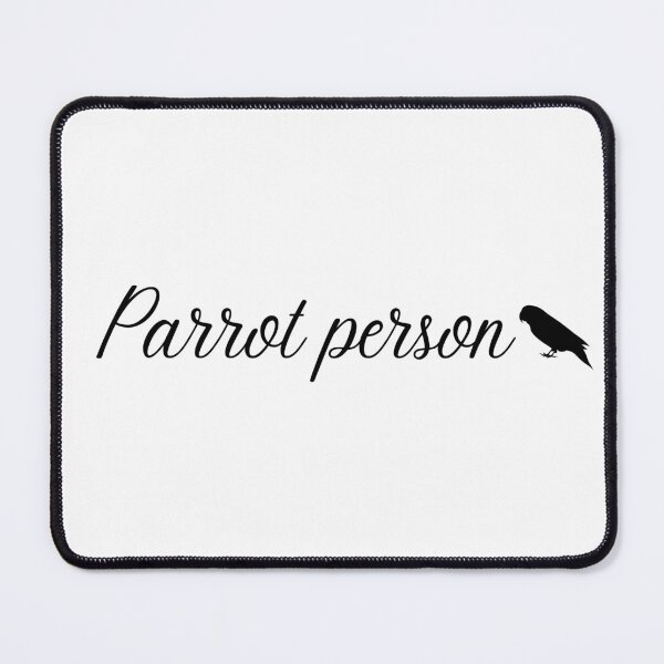 Item preview, parrot person mom quote black designed and sold by L'Atelier Oranjade.