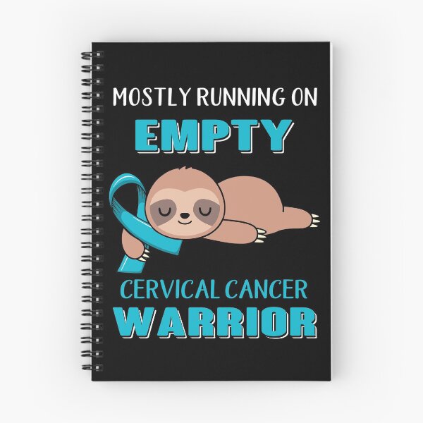 Item preview, Mostly Running On Empty Cervical Cancer Warrior designed and sold by Brad-FI.