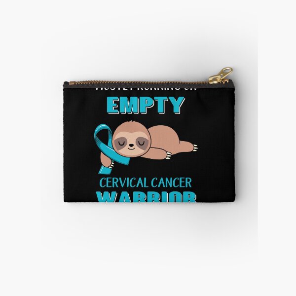 Item preview, Mostly Running On Empty Cervical Cancer Warrior designed and sold by Brad-FI.