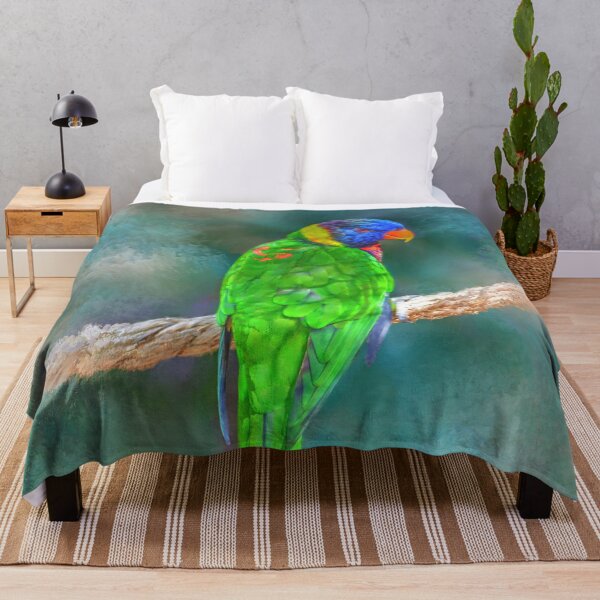 Item preview, Bird 80 Green Parrot designed and sold by artbylucie.