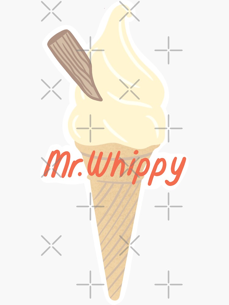 Mr Whippy Sticker For Sale By Jodeanne Redbubble