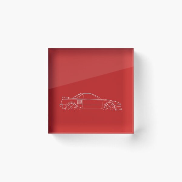 Item preview, 1986 Toyota MR2 - profile stencil, white designed and sold by mal-photography.