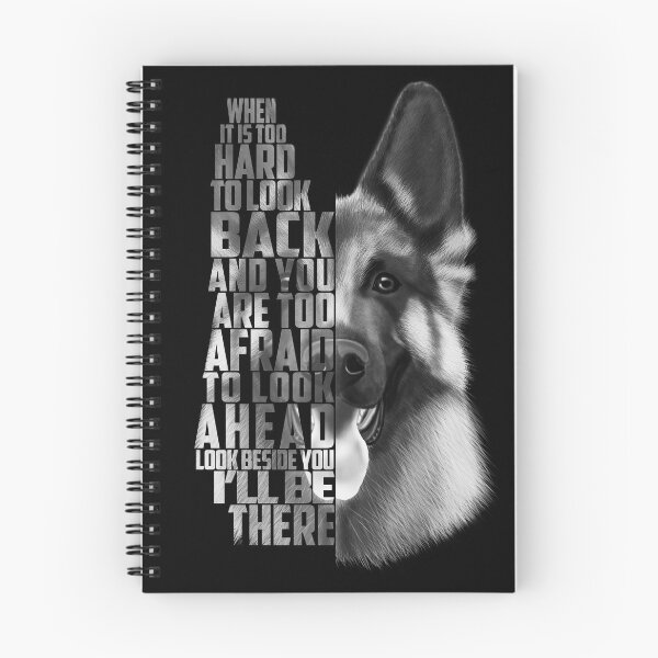 Item preview, German Shepherd Quote, German Shepherd Text, German Shepherd Black and white designed and sold by RomanDigitalArt.
