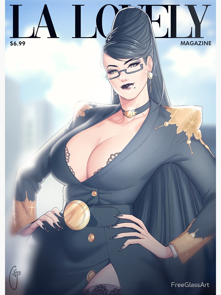 Thumbnail 3 of 3, Sticker, La Lovely - Bayonetta Cover Deluxe designed and sold by FreeGlassArt.