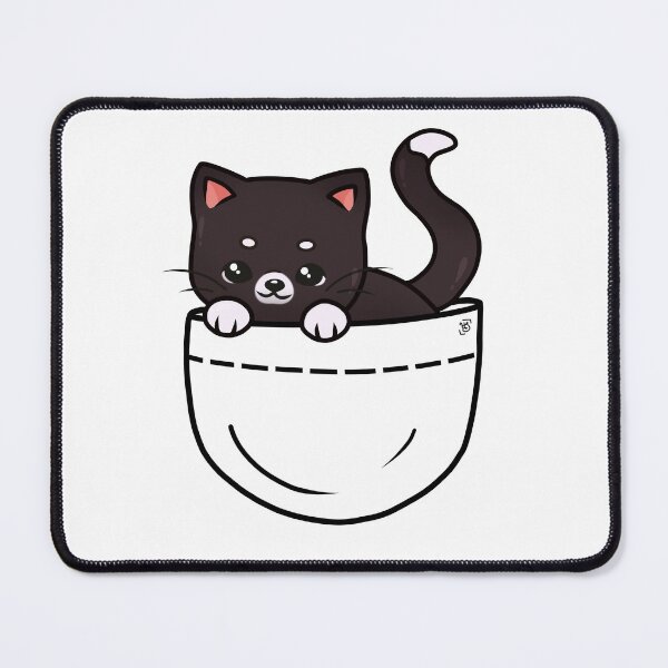 Item preview, Pocket Kitten (black tuxedo) designed and sold by heysoleilart.