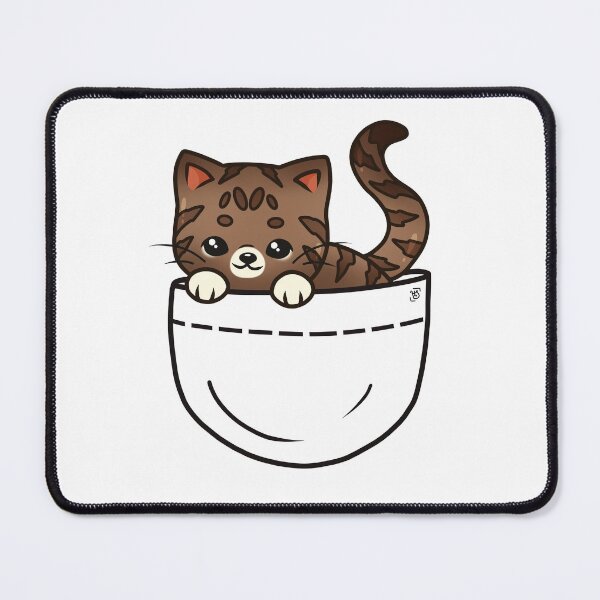 Item preview, Pocket Kitten (brown tabby) designed and sold by heysoleilart.
