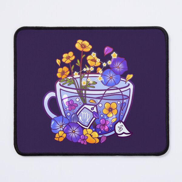 Virgo Zodiac Teacup Mouse Pad