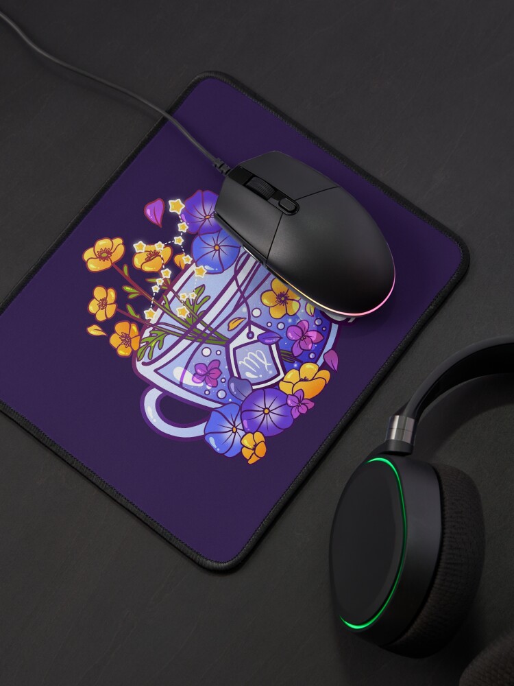 Alternate view of Virgo Zodiac Teacup Mouse Pad