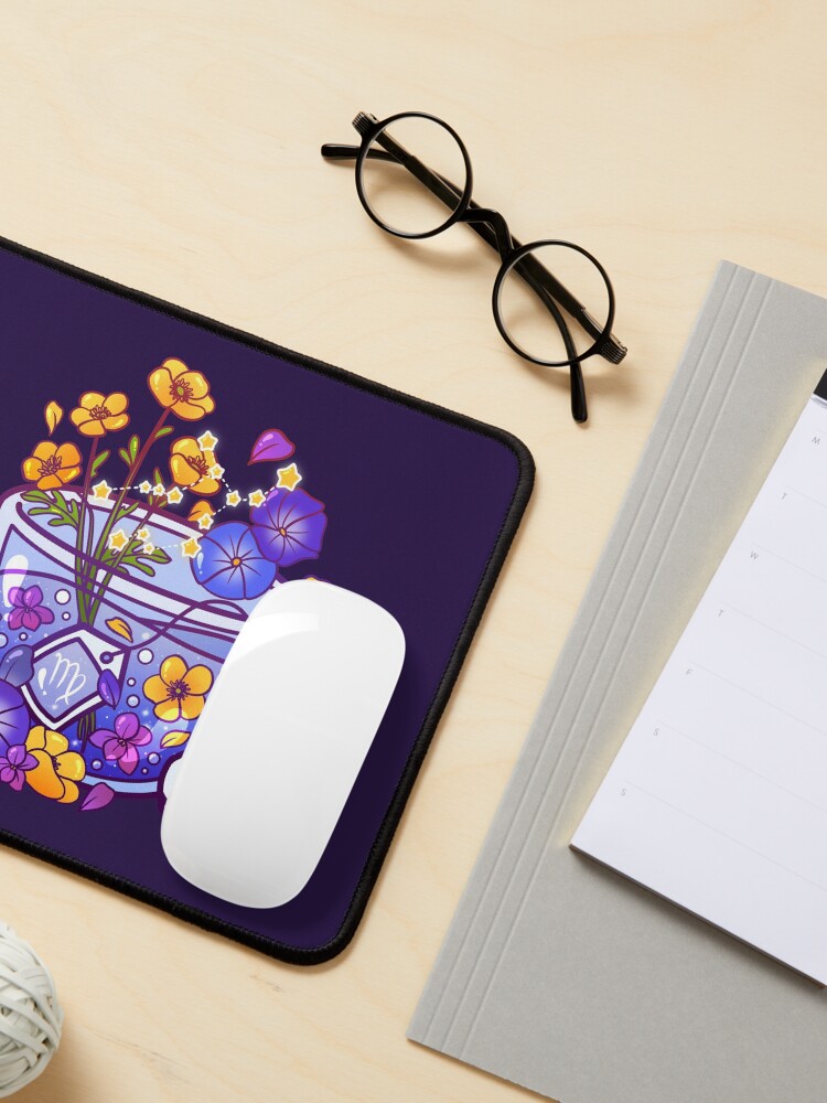 Alternate view of Virgo Zodiac Teacup Mouse Pad
