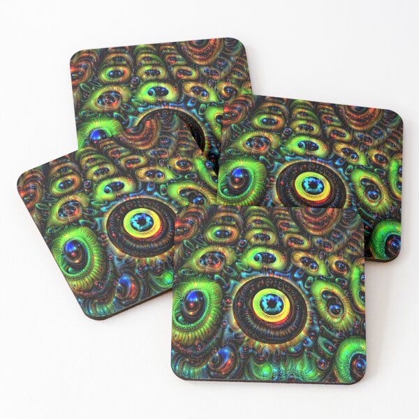 Item preview, trippy psychedelic geo pattern designed and sold by BelAnnGrey.